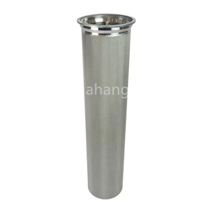 সিন্টারযুক্ত ফ্ল্যাঞ্জ ফিল্টার উপাদান 182x720